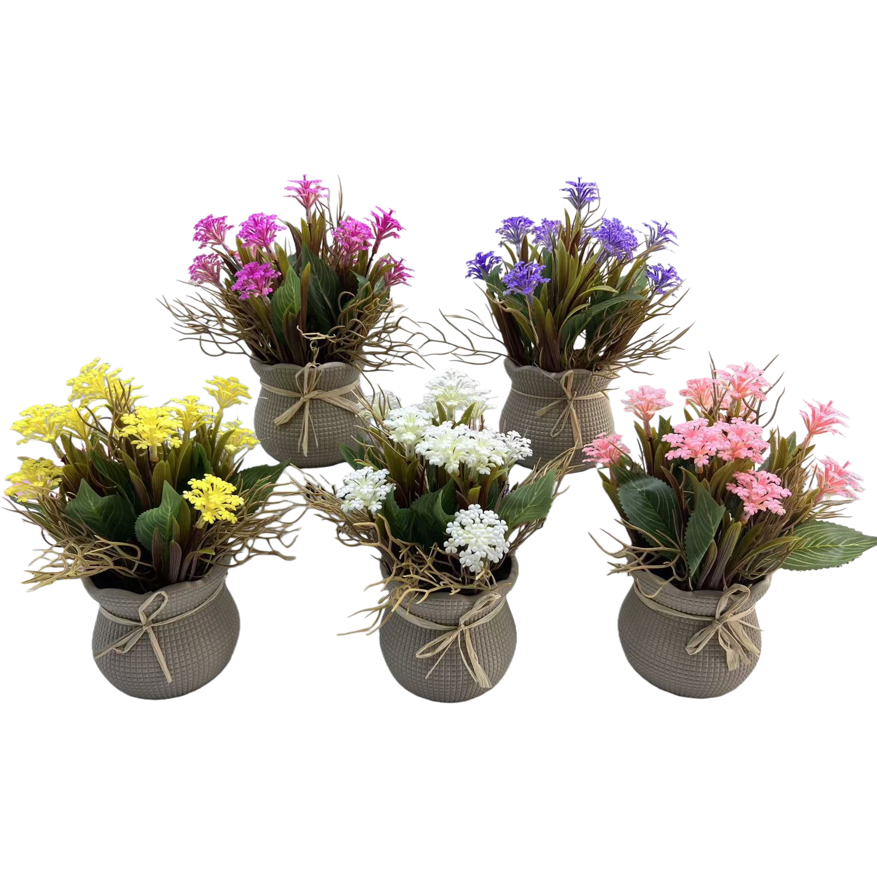 Artificial potted plant accessories, bonsai inner liner decorations, tree racks, artificial grass Specification image