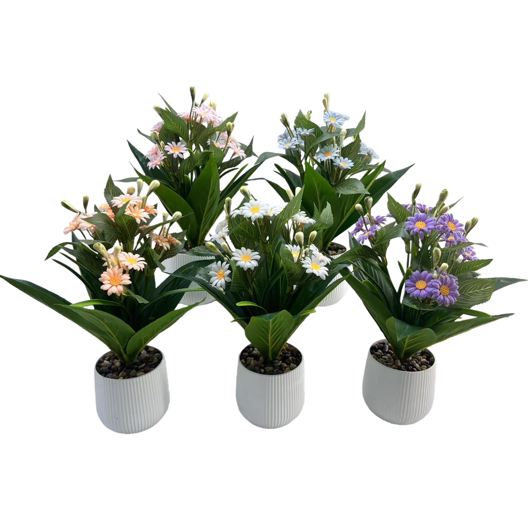 Artificial Phalaenopsis potted plant, plastic green plant, succulent plant, DIY artificial tree 091201354 Item Picture
