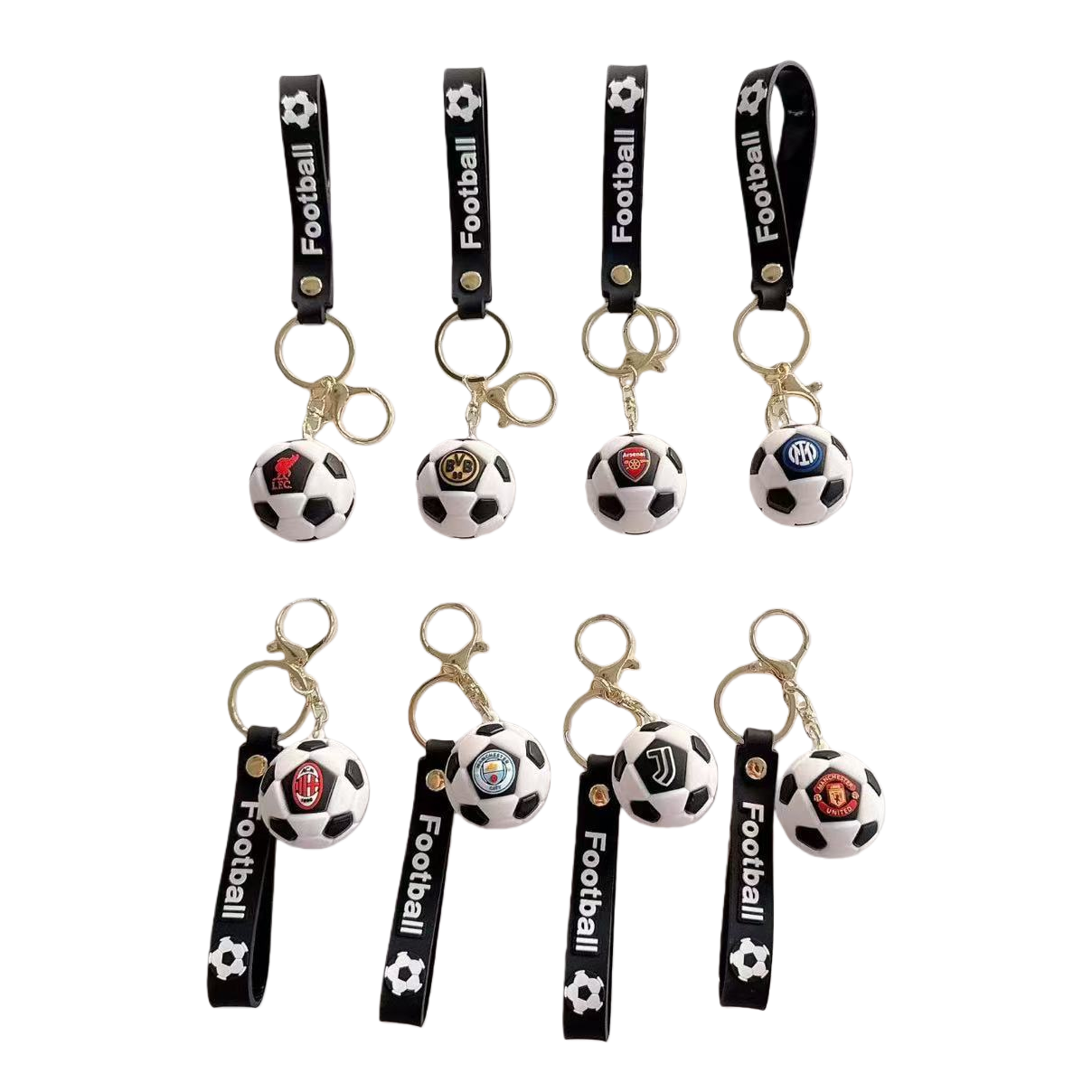 Wholesale of football keychains, pendants, outdoor backpacks, car ornaments and sports meeting gifts Item Picture