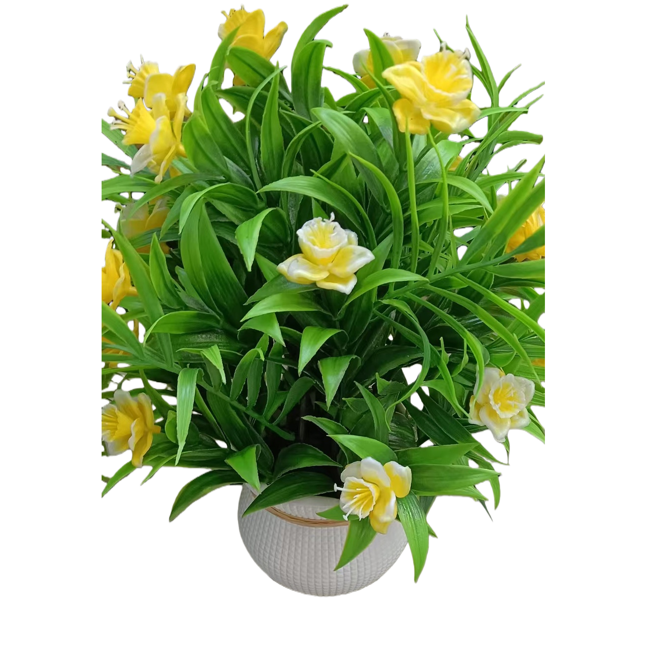 Artificial Phalaenopsis potted plant, plastic green plant, succulent plant, DIY artificial tree 093057170 Item Picture