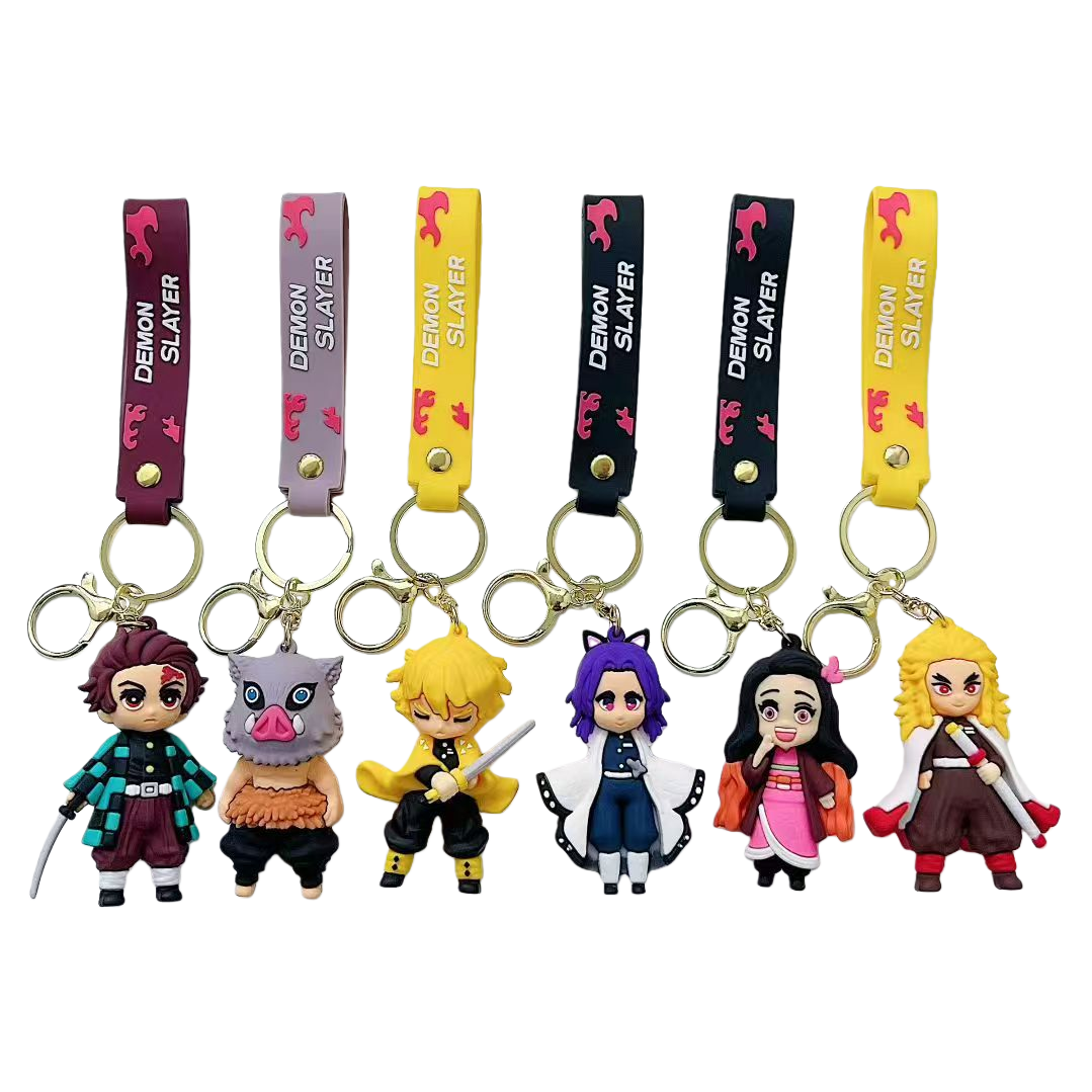 Anime character badminton keychain pendant, pull-up key chain, fashionable and trendy accessory Item Picture