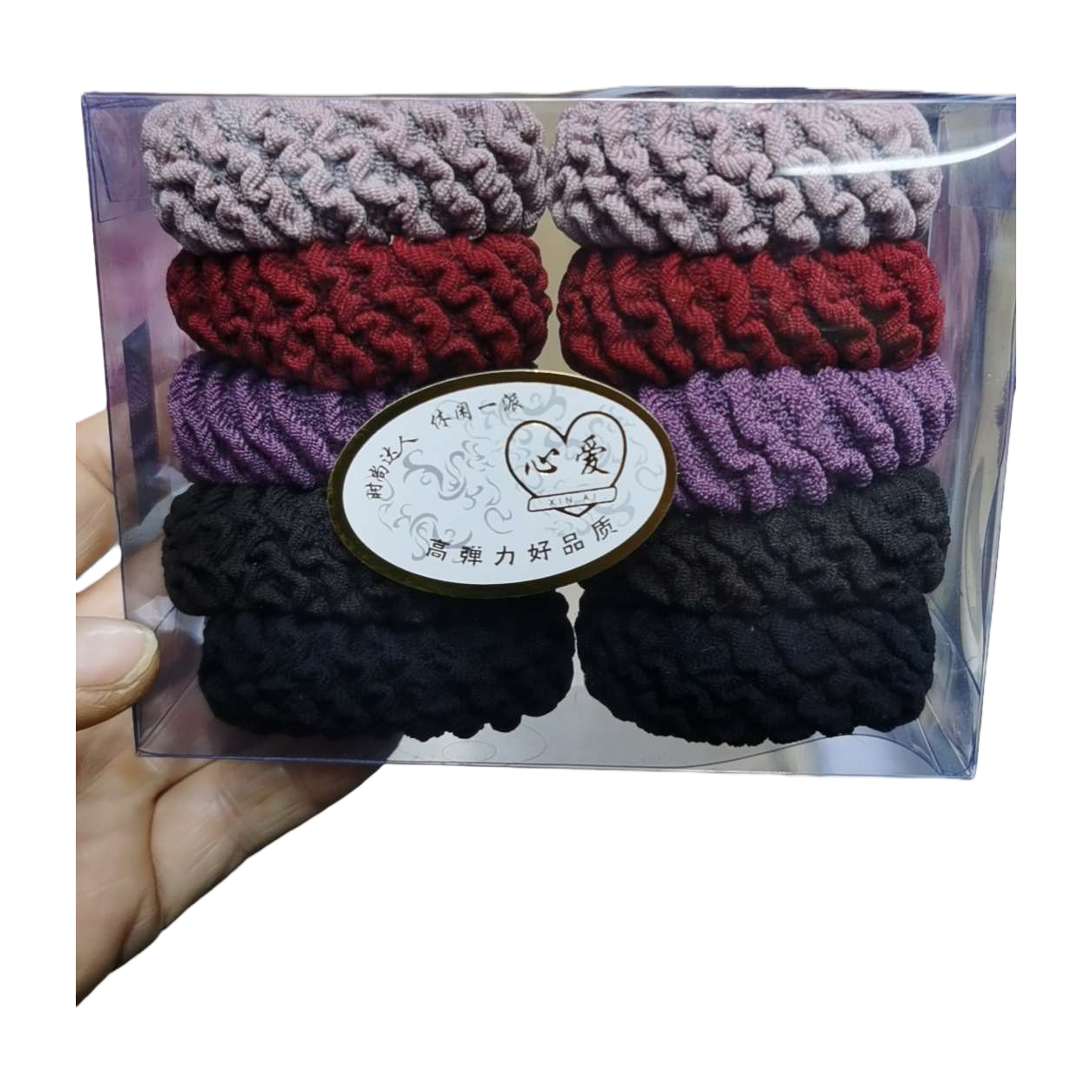 10 pieces of fashionable women's hair band and hair accessory for large intestine Item Picture
