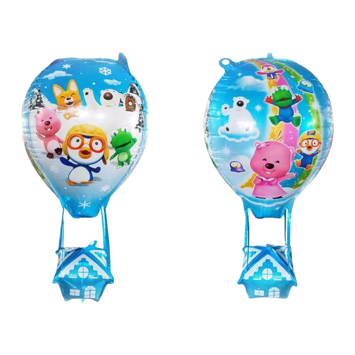 Cartoon-patterned hot air balloons, birthday aluminum film balloons, ceremony and wedding decoration balloons