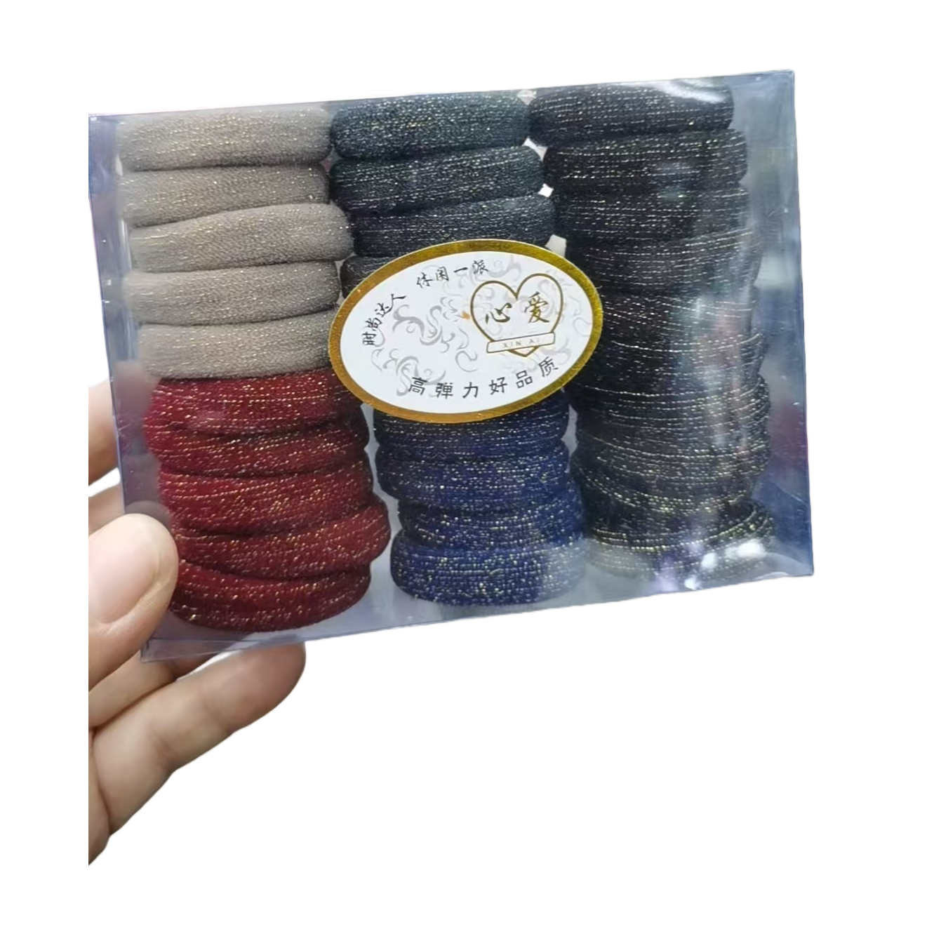 Large intestine hair band, hair accessory, women's hair rope accessory, fashionable and versatile, large hair band 094832958 Item Picture