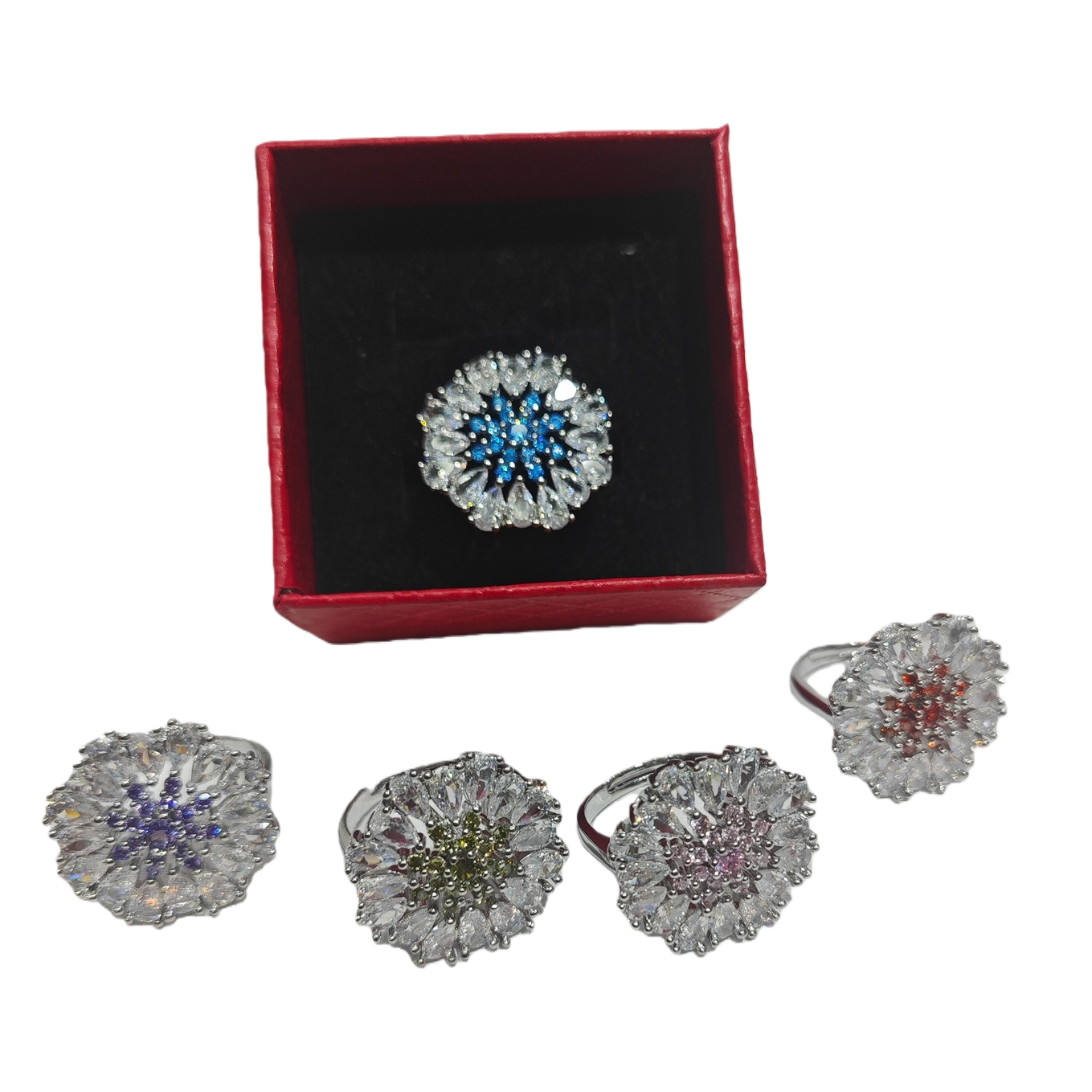 Cross-border new product ring for women, a niche design, fashionable and individual rotating ring, in an Instagram cool and cool style, light luxury Item Picture