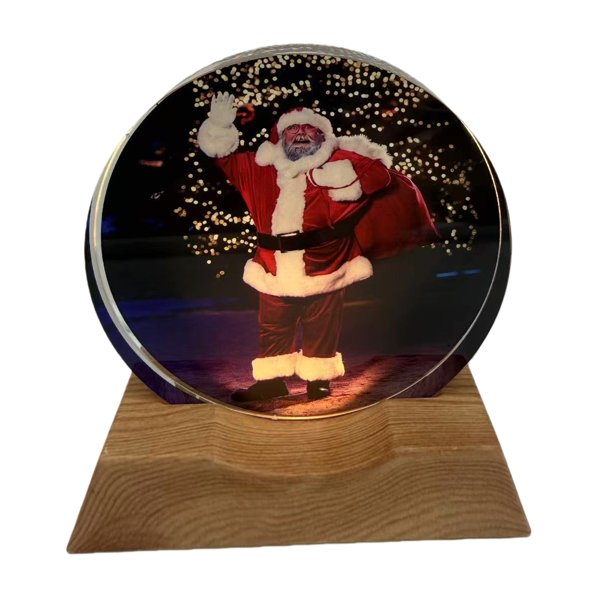 Christmas decorations, Santa Claus crystal ball ornaments, Christmas-themed decorations, Christmas souvenirs Item Picture