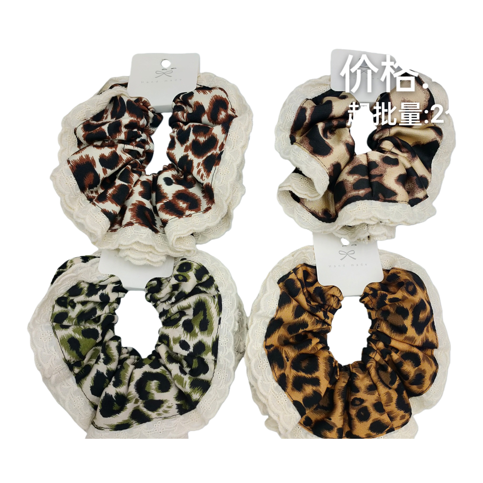 Large intestine hair bands, hair accessories and hair ties are fashionable and versatile hair tying products for ladies Item Picture