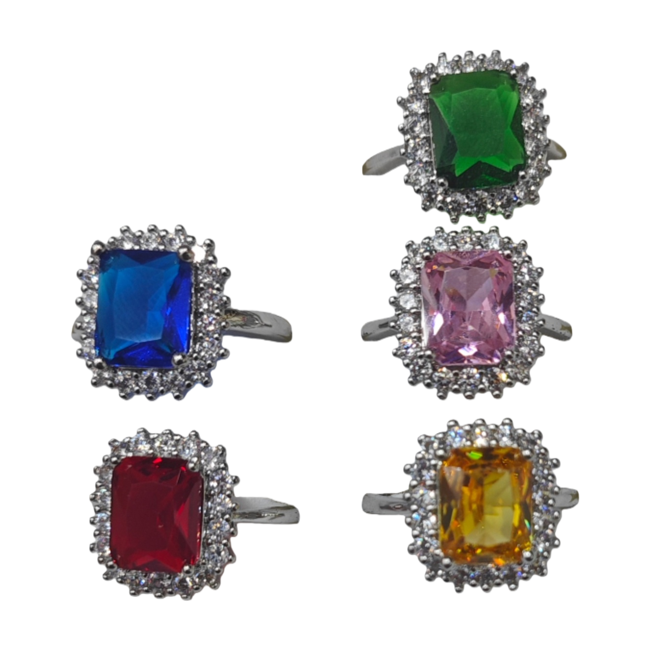 Hot-selling Starlight Queen Half the Empire Ring for Women set with Eight hearts and eight arrows high-carbon diamond wholesale Item Picture