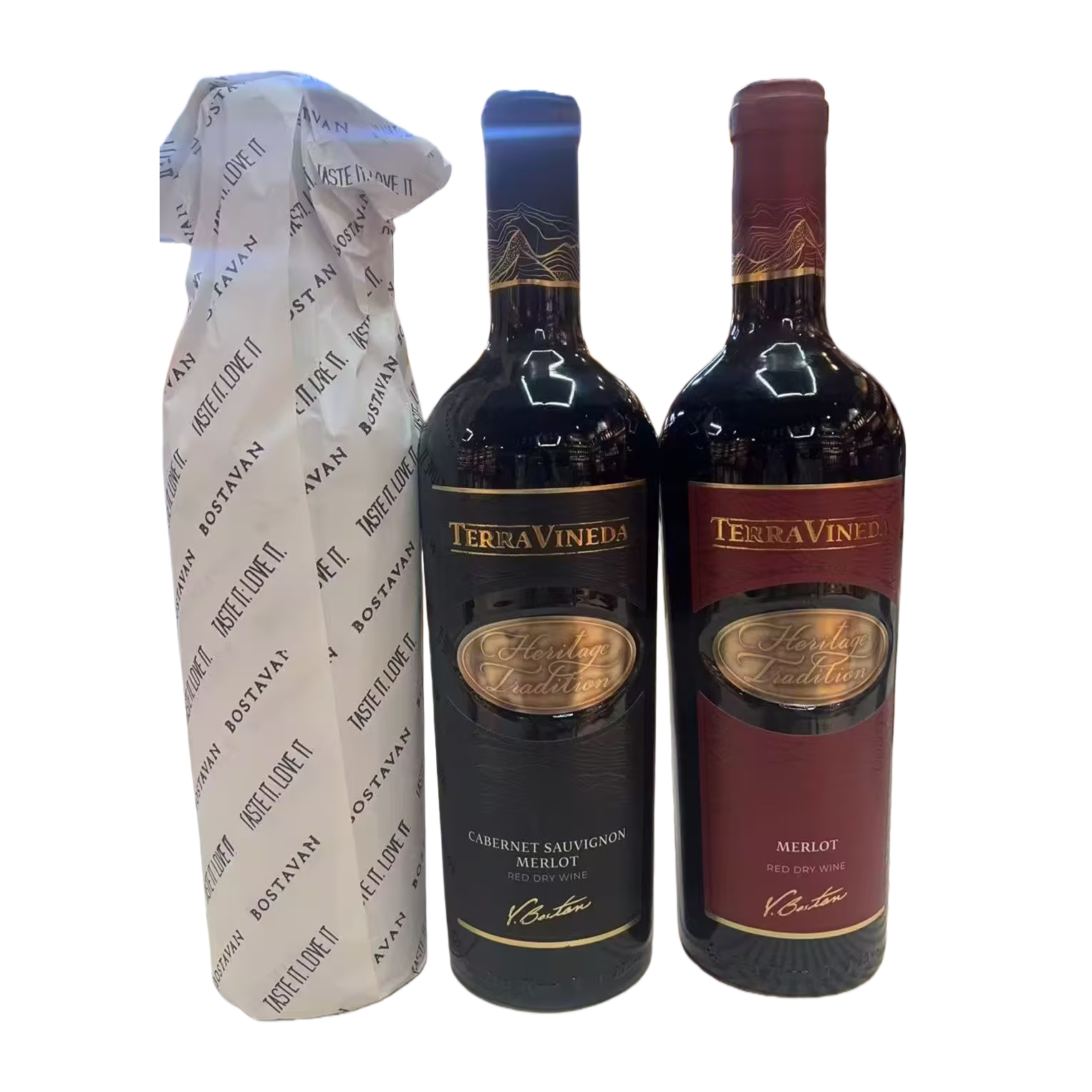 President's Red Wine Martell Blue and Black Wine Gift Box Wine Item Picture