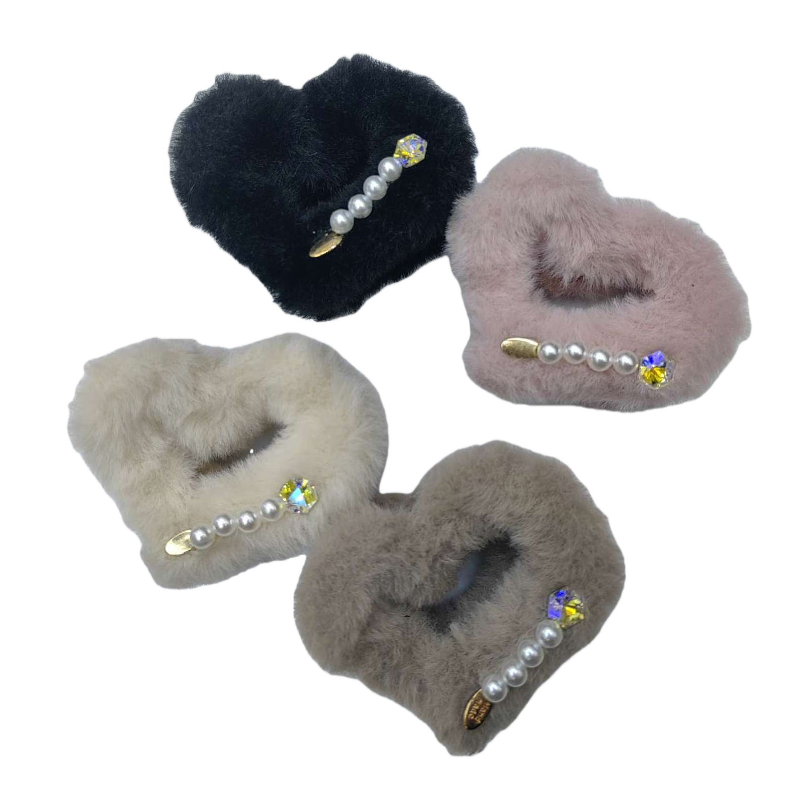 Plush heart-shaped large intestine hair band, hair accessory and hair rope accessory Item Picture