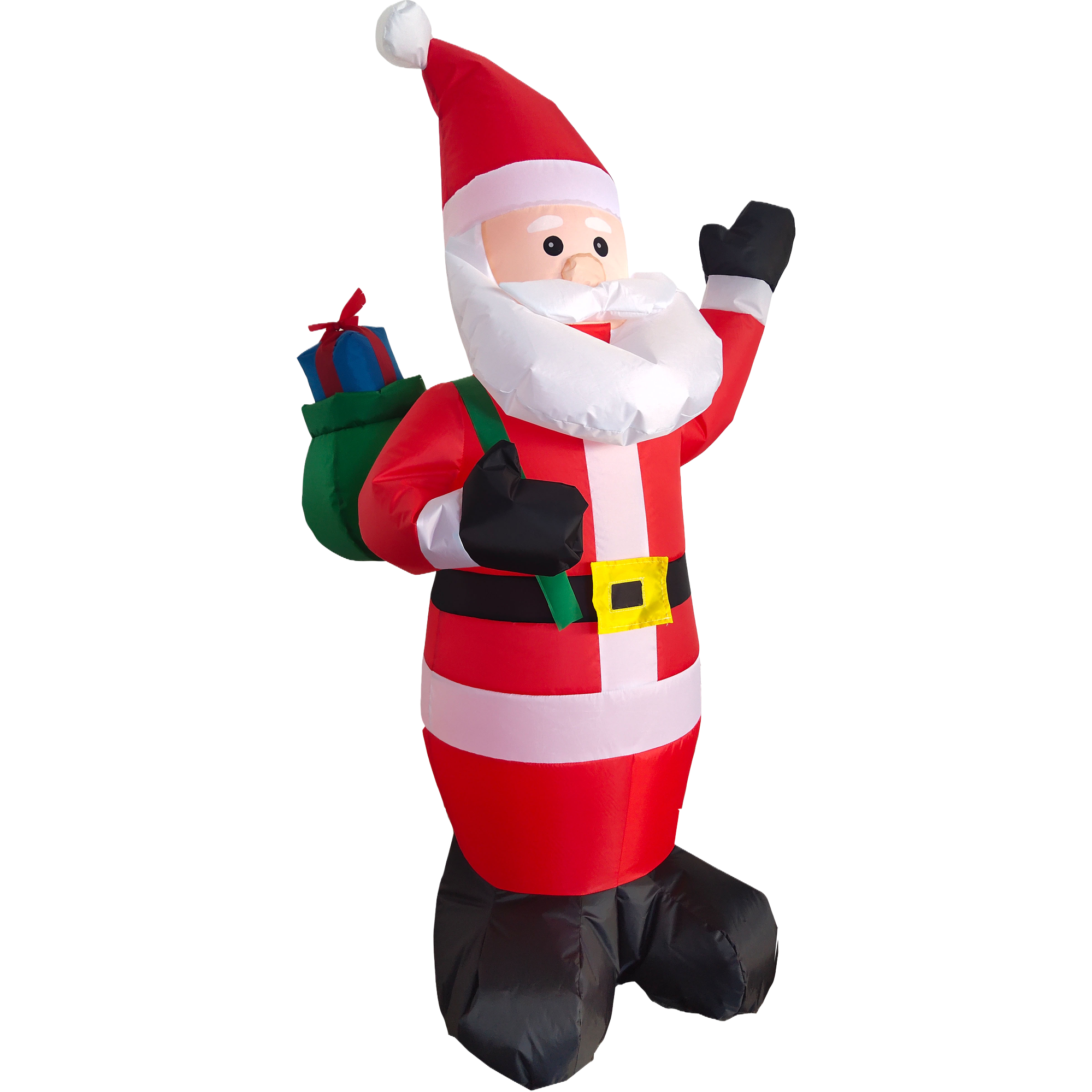Santa Claus inflatable decoration Christmas decoration 1.2-meter backpack old man Item Picture