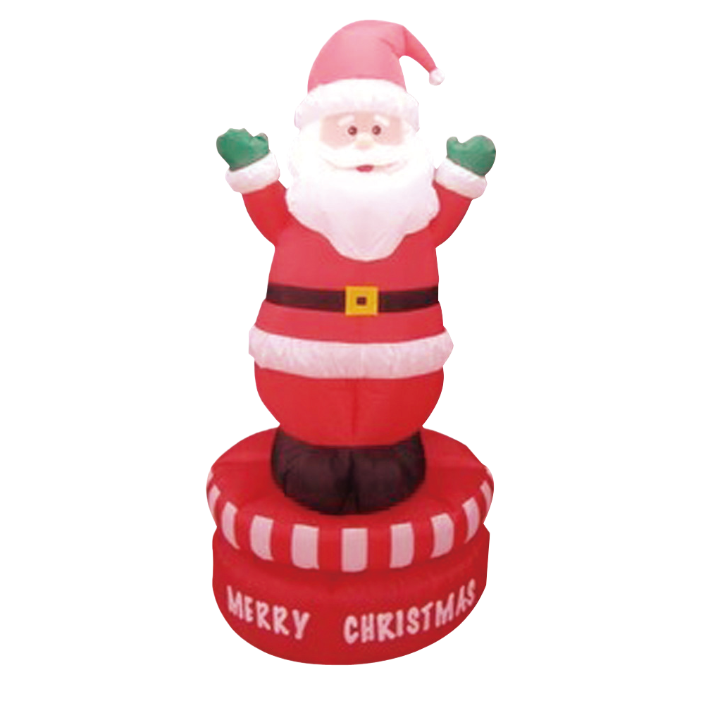 Santa Claus inflatable decoration: 1.8-meter rotating Old man Item Picture