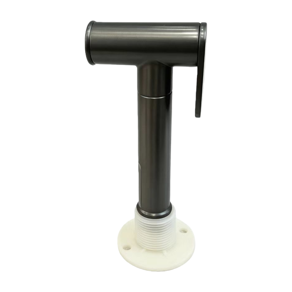 Zinc square press type gynecological washbasin spray gun - gun gray Item Picture