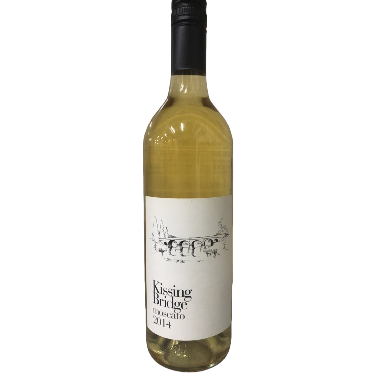 Kissing Bridge Moscato 2014 Glass Bottle, Bubble bottle, Perfume bottle, wooden lid glass jar Item Picture