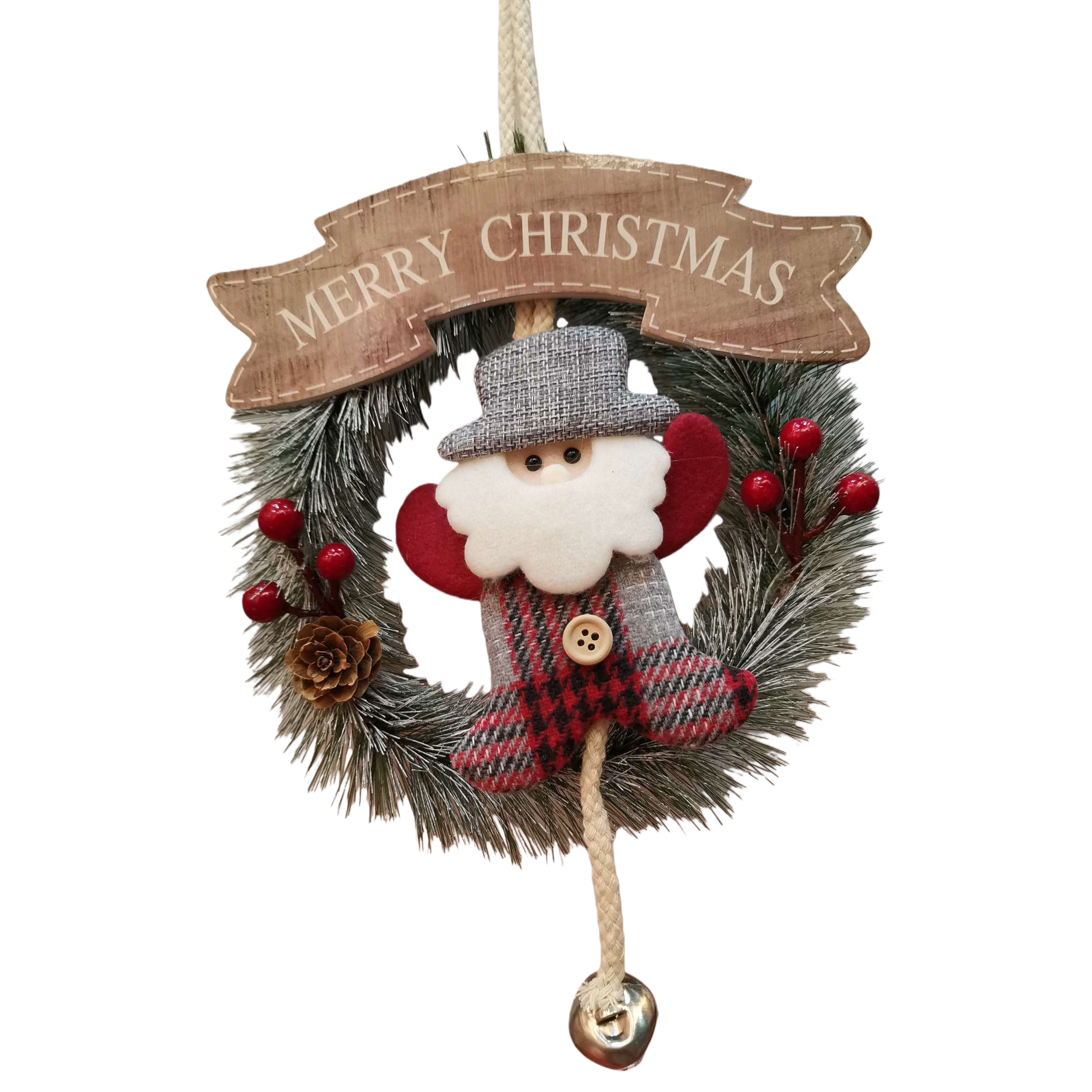 Christmas decorations, creative rattan rings, bells, window displays, glass doors, wall hangers, scene arrangements, garland, old man, snowman, 172402713 Item Picture
