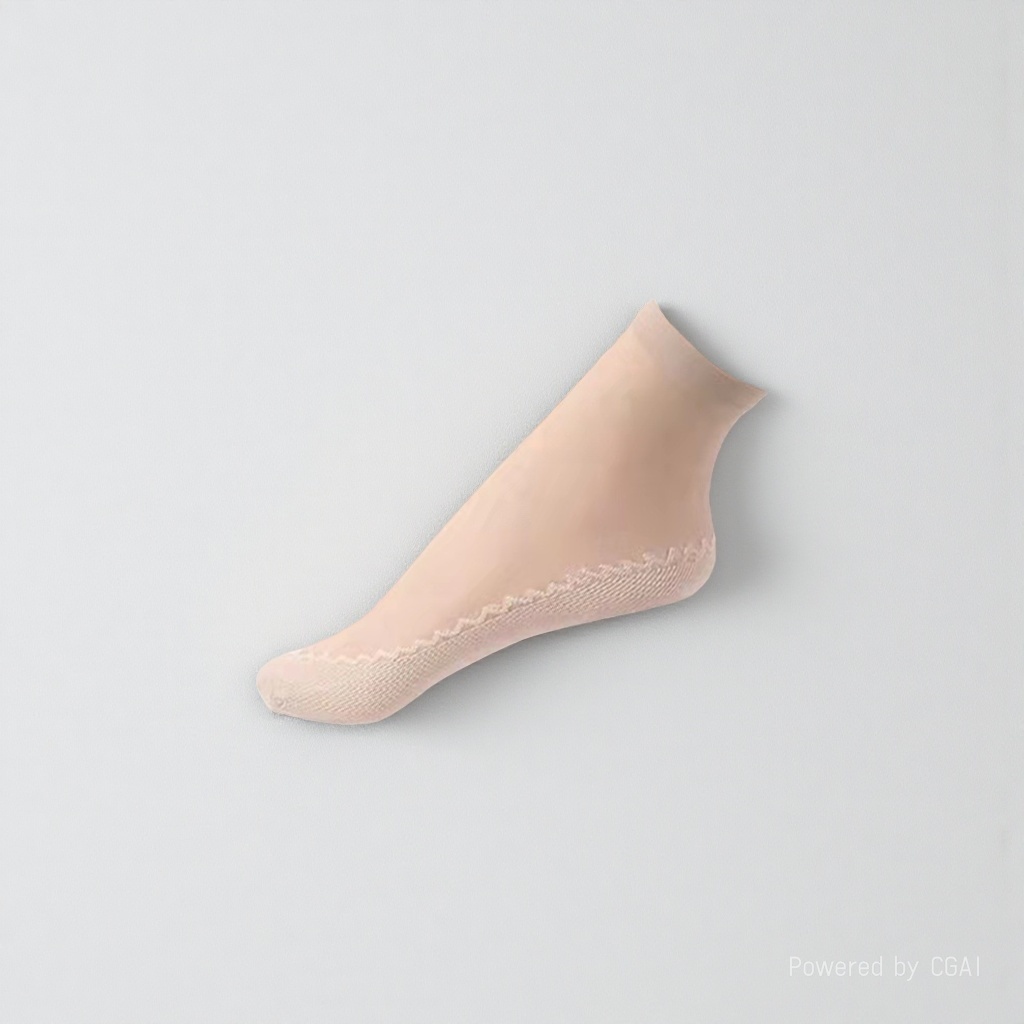 Children's open-crotch skin-colored silk stockings for spring and autumn girls in a tower style details Picture