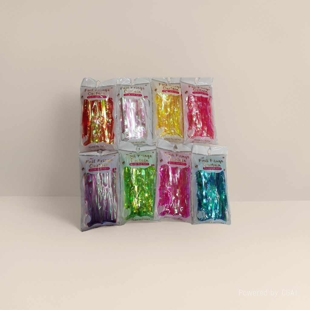 1X2 3M silk M colorful door curtain for festival scene arrangement and party decoration details Picture