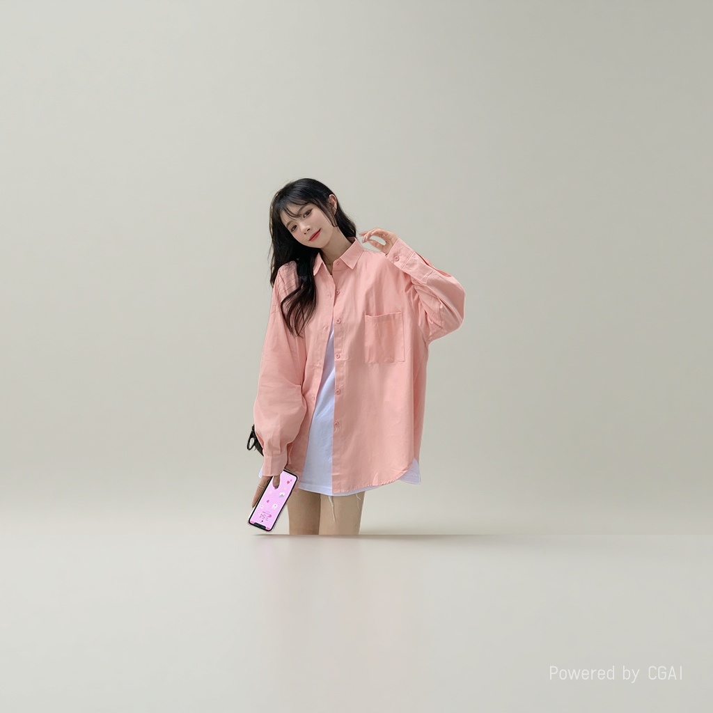 女式衬衫实物图