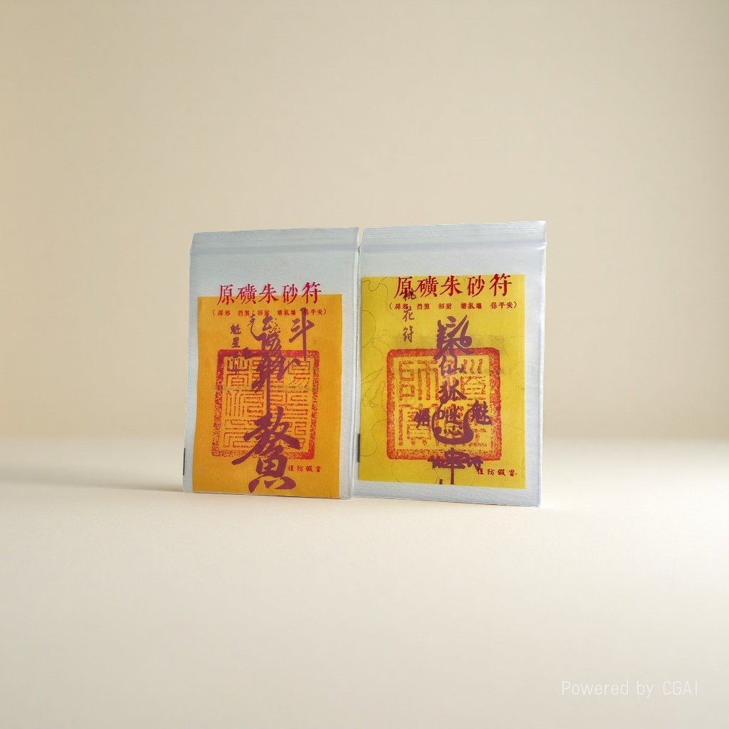 New Taoist Celestial Master Zhong Kui handcrafted mobile phone stickers, cinnabar talisman for attracting wealth, Peace and Wenchang Pagoda Wealth Treasury cultural and creative mobile phone case Specification image