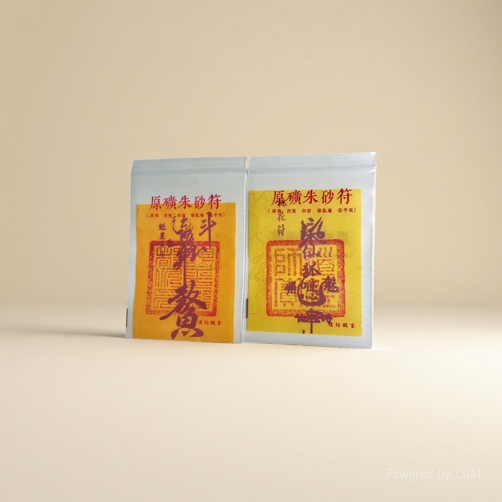 New Taoist Celestial Master Zhong Kui handcrafted mobile phone stickers, cinnabar talisman for attracting wealth, Peace and Wenchang Pagoda Wealth Treasury cultural and creative mobile phone case Application Scenario