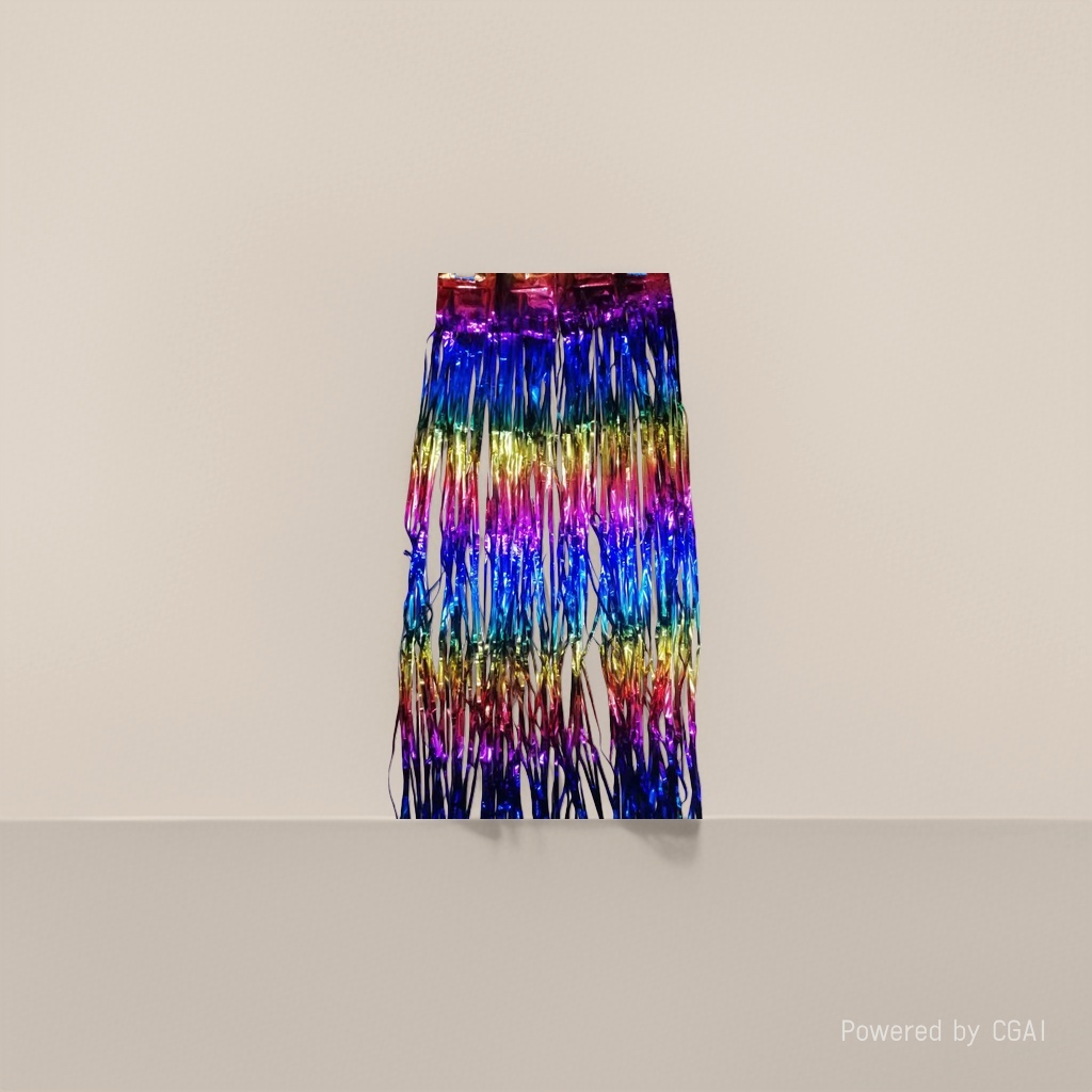 1X2M 1.6-thread gradient color stripe latte art decorative atmosphere arrangement