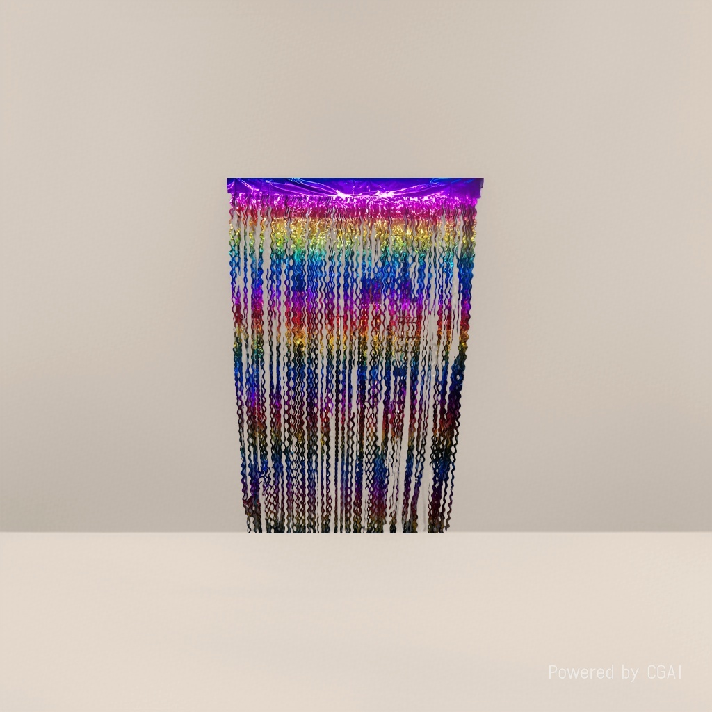 1X2M ² silk gradient color ordinary curved knife atmosphere scene arrangement Christmas decoration Specification image