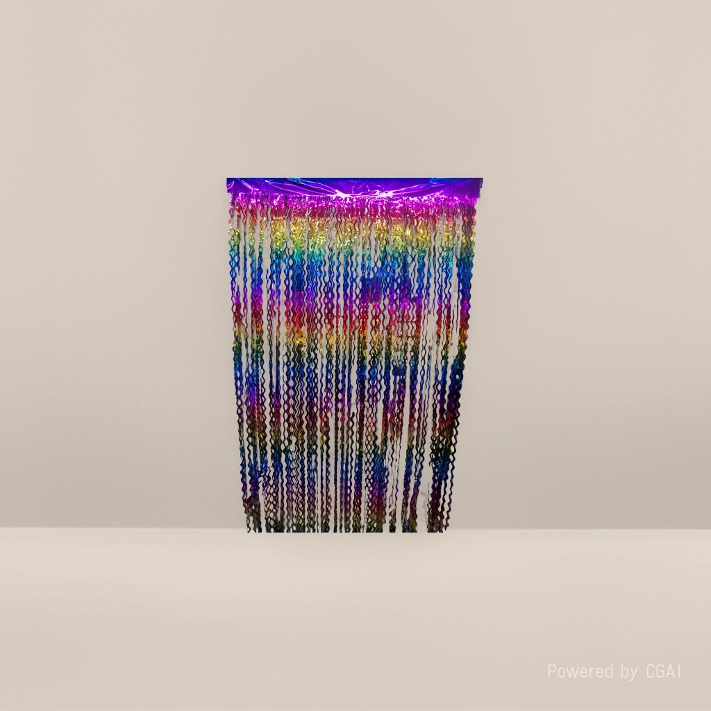 1X2M ² silk gradient color ordinary curved knife atmosphere scene arrangement Christmas decoration details Picture