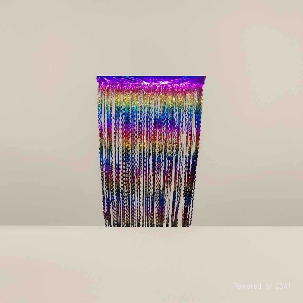 1X2M ² silk gradient color ordinary curved knife atmosphere scene arrangement Christmas decoration Application Scenario