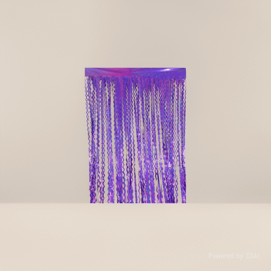 1X2M 1.6-thread laser point curved knife door curtain Christmas decoration party decoration Application Scenario