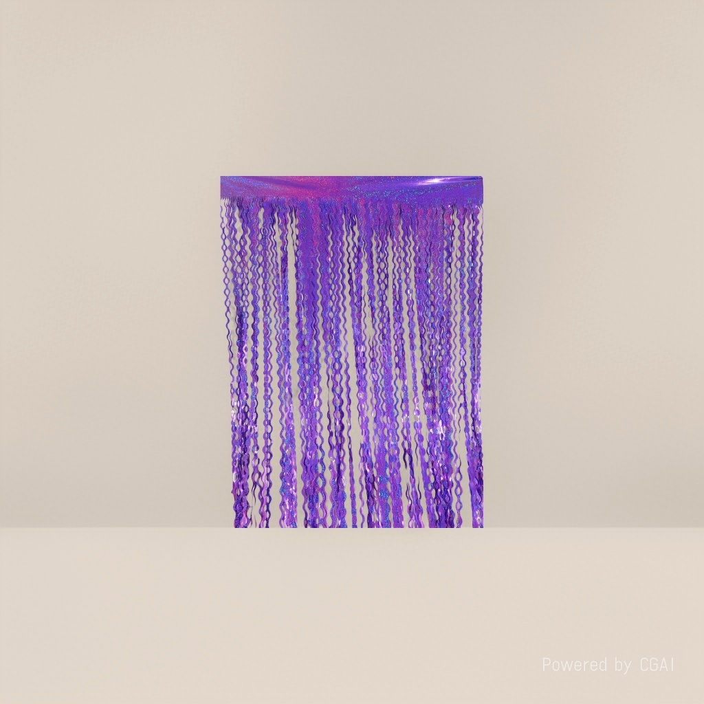1X2M 1.6-thread laser point curved knife door curtain Christmas decoration party decoration details Picture