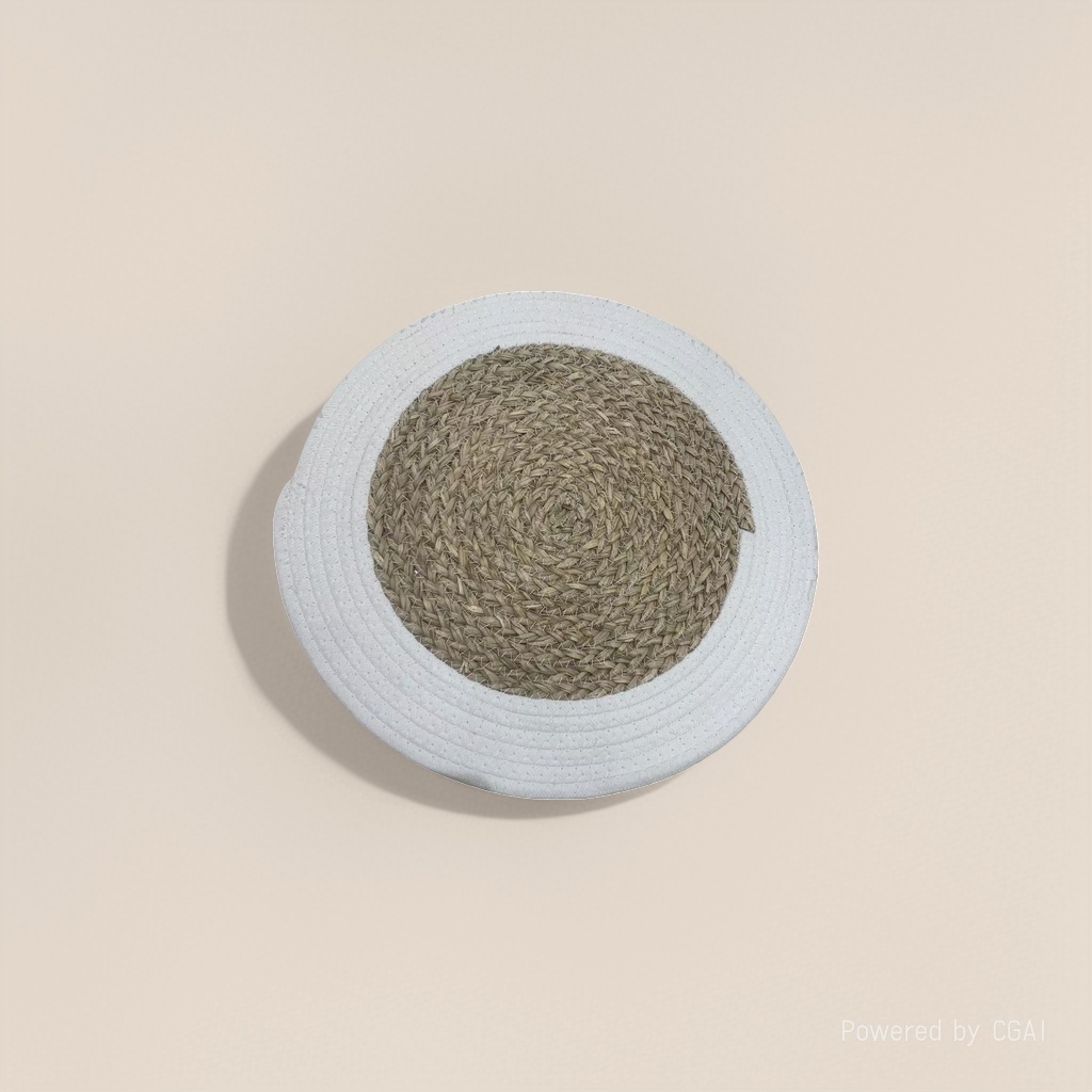 Woven round floor mat, 120cm thick anti-slip carpet for living room and bedroom Application Scenario