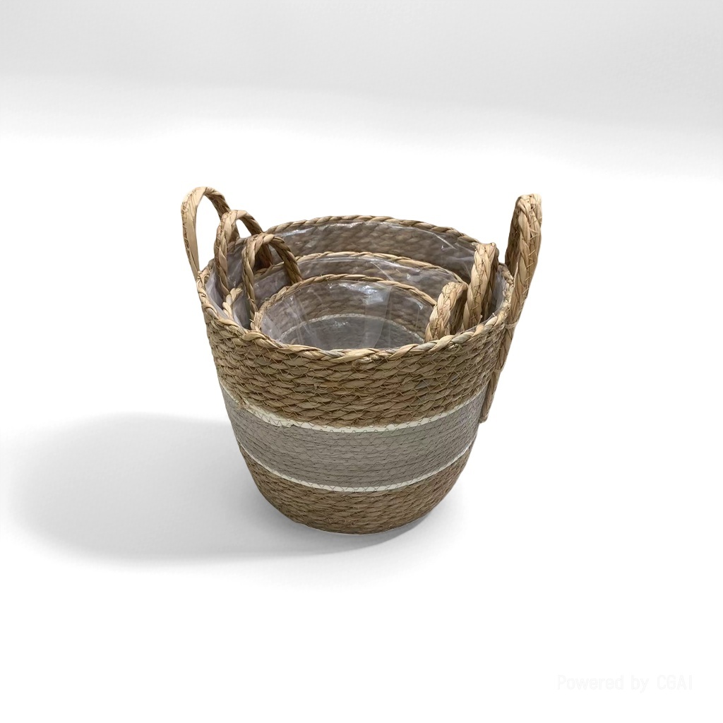 Wedding ironwork road guide flower basket, scented sheet, knitted flower decoration flower basket Specification image
