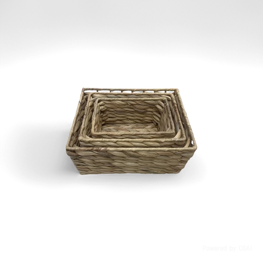 Woven storage basket, multi-functional organizing and storage box
