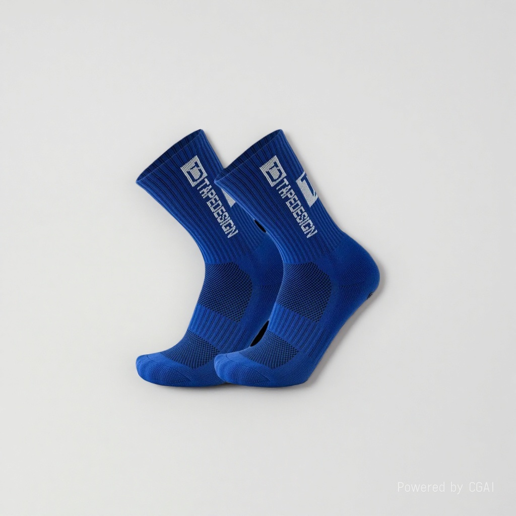 Blue sporty casual cotton socks for men and women, long and trendy socks Application Scenario