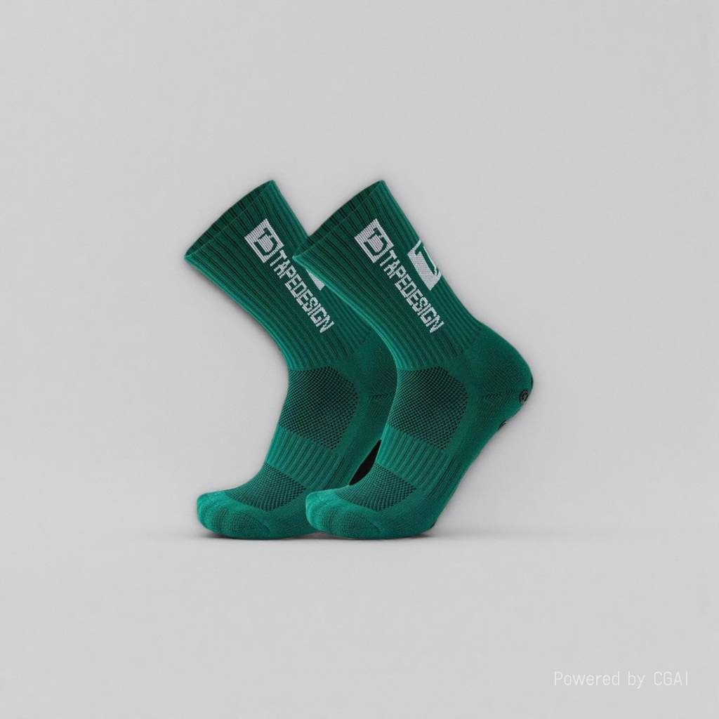 Green sporty casual cotton socks for men and women, long and trendy socks Application Scenario