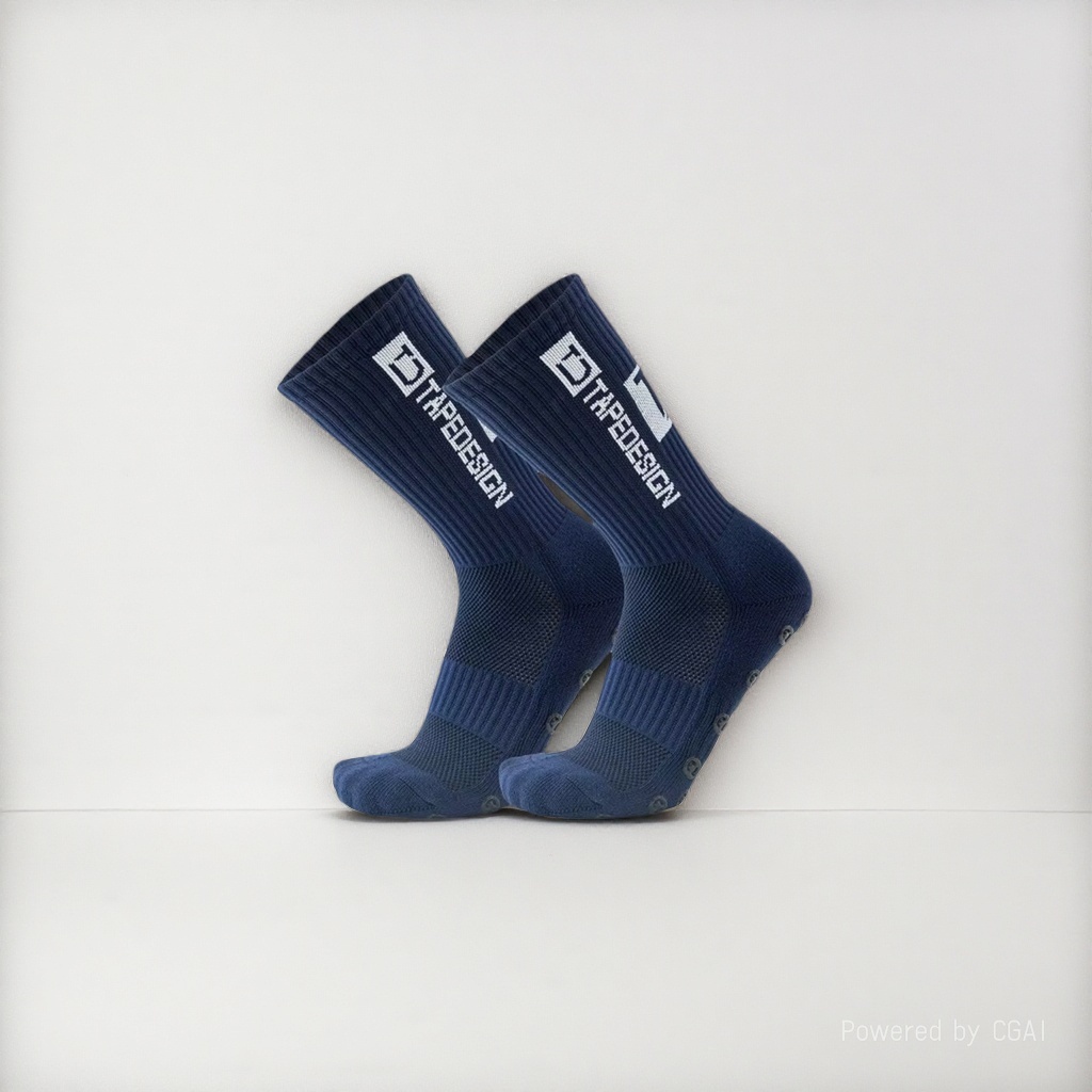 Dark blue sportswear casual cotton socks for men and women, long and trendy socks Specification image