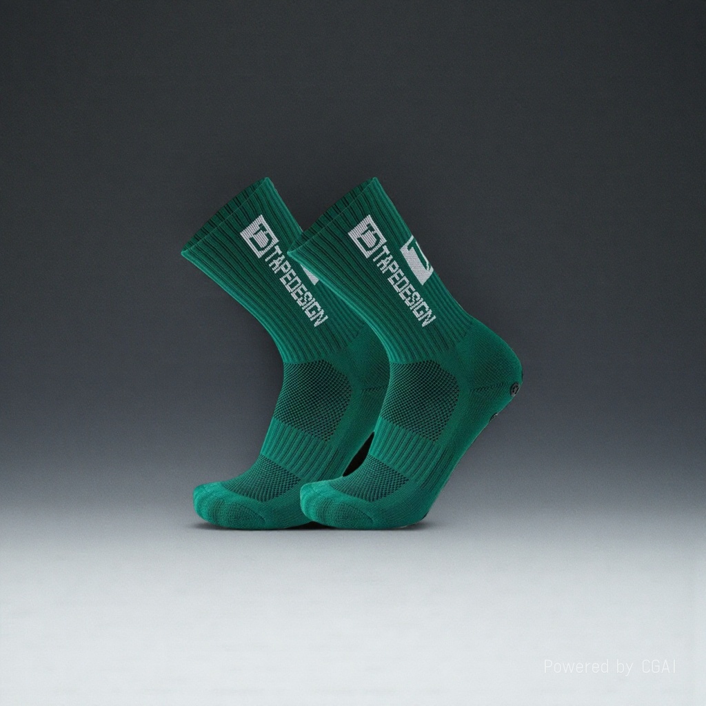 Green sporty casual cotton socks for men and women, long and trendy socks Application Scenario