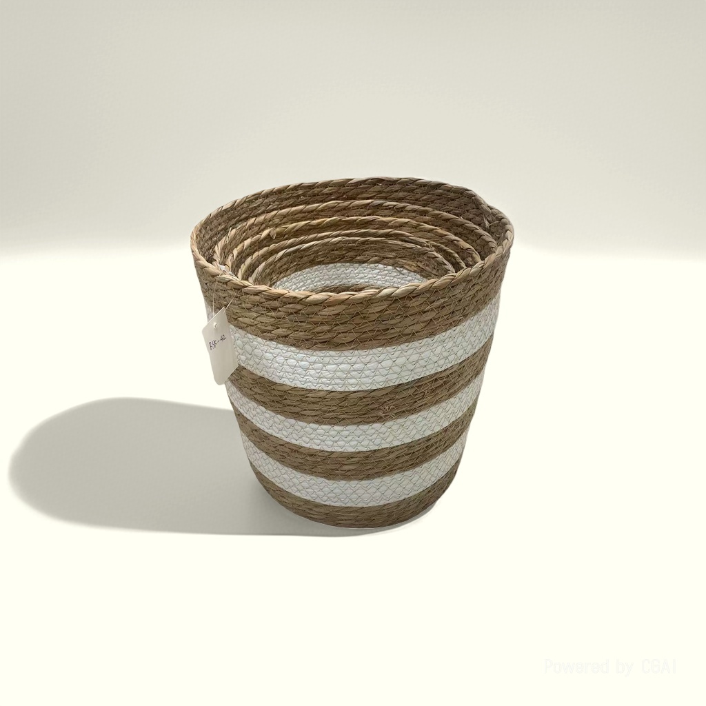 Wedding ironwork road guide flower basket, scented sheet, knitted flower decoration flower basket 093131103 details Picture