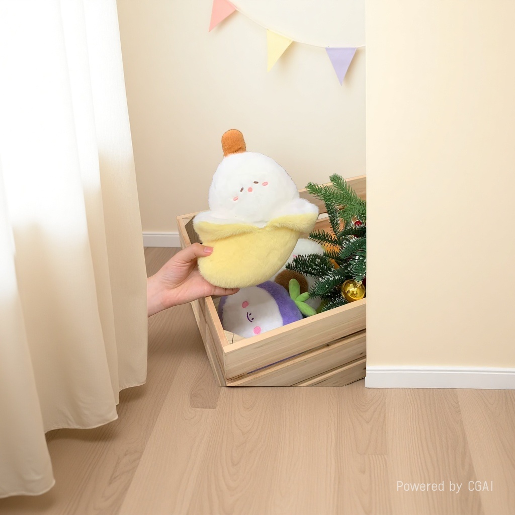 Aromatherapy fun vegetable and fruit pendants, plush toys, couple keychains, schoolbags, backpack pendants as gifts for girls