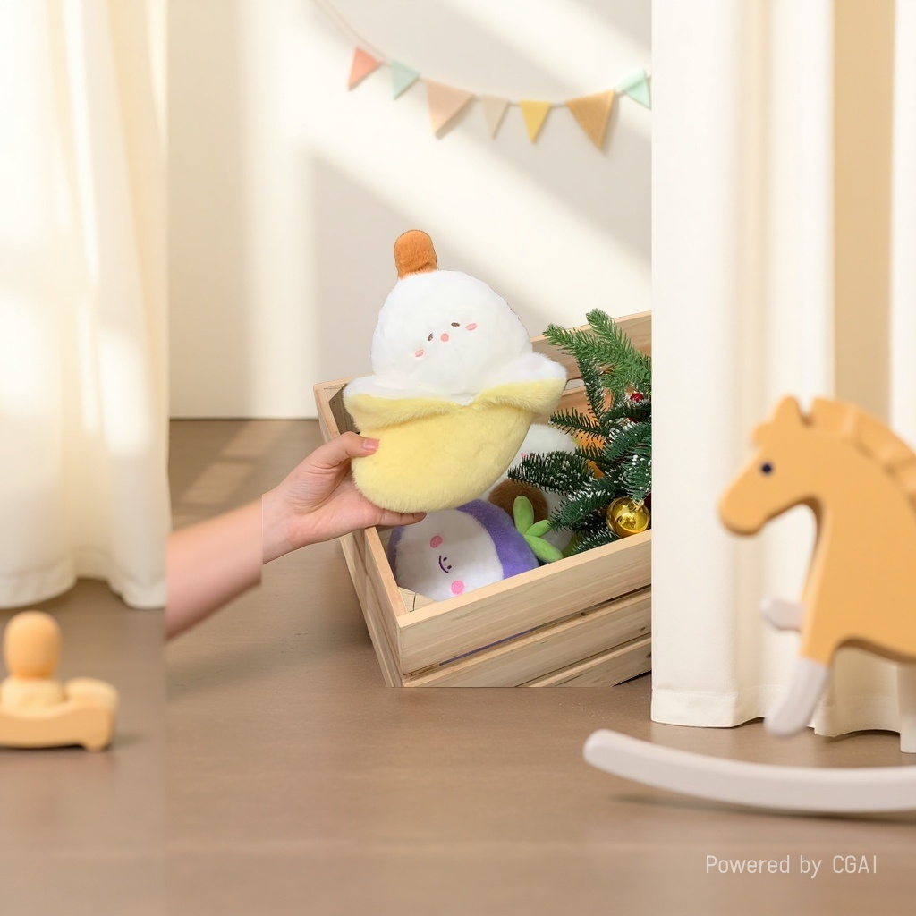 Aromatherapy fun vegetable and fruit pendants, plush toys, couple keychains, schoolbags, backpack pendants as gifts for girls Application Scenario