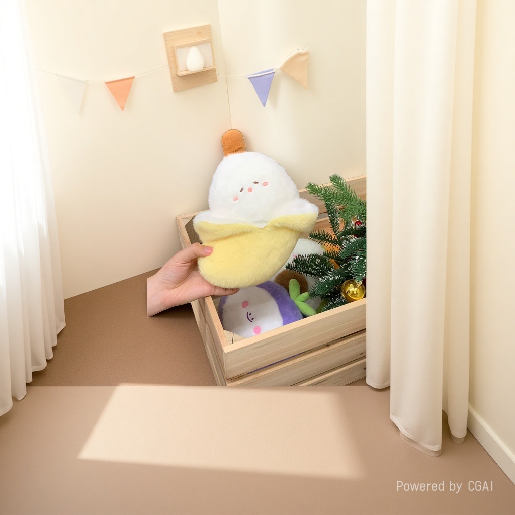 Aromatherapy fun vegetable and fruit pendants, plush toys, couple keychains, schoolbags, backpack pendants as gifts for girls Specification image