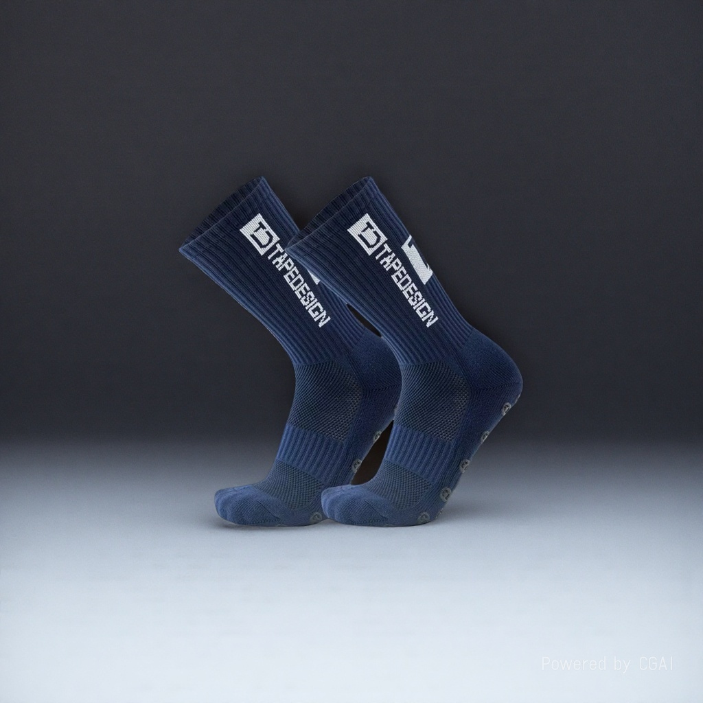 Dark blue sportswear casual cotton socks for men and women, long and trendy socks Specification image