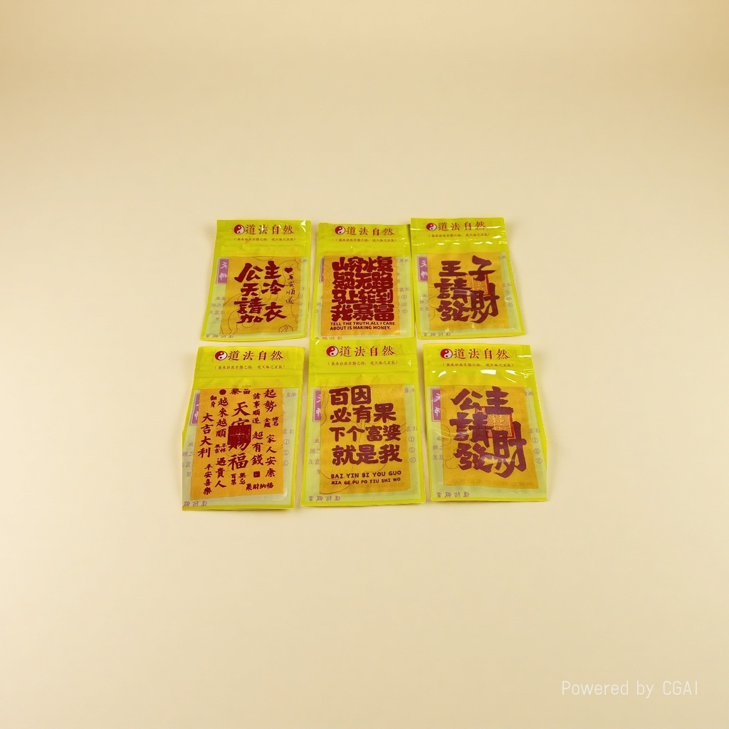 Yellow Tai Sui Gold Card cinnabar Talisman card of Putuo Mountain Application Scenario