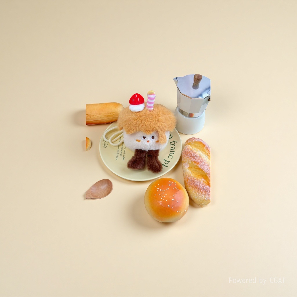 Dessert, little animal, afternoon tea, dessert series, plush toys, simulated cake dolls, party photo props wholesale Application Scenario