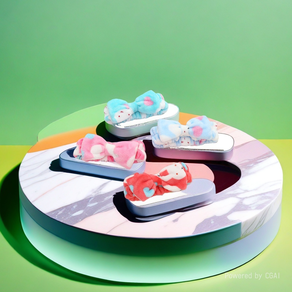 KT Cat, Cinnamon Dog, plush bow, Yoga, sweat-absorbing hair band, sweat-wiping Wristband Application Scenario