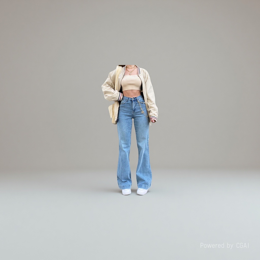 女式直筒牛仔裤修身裤子休闲时尚大气