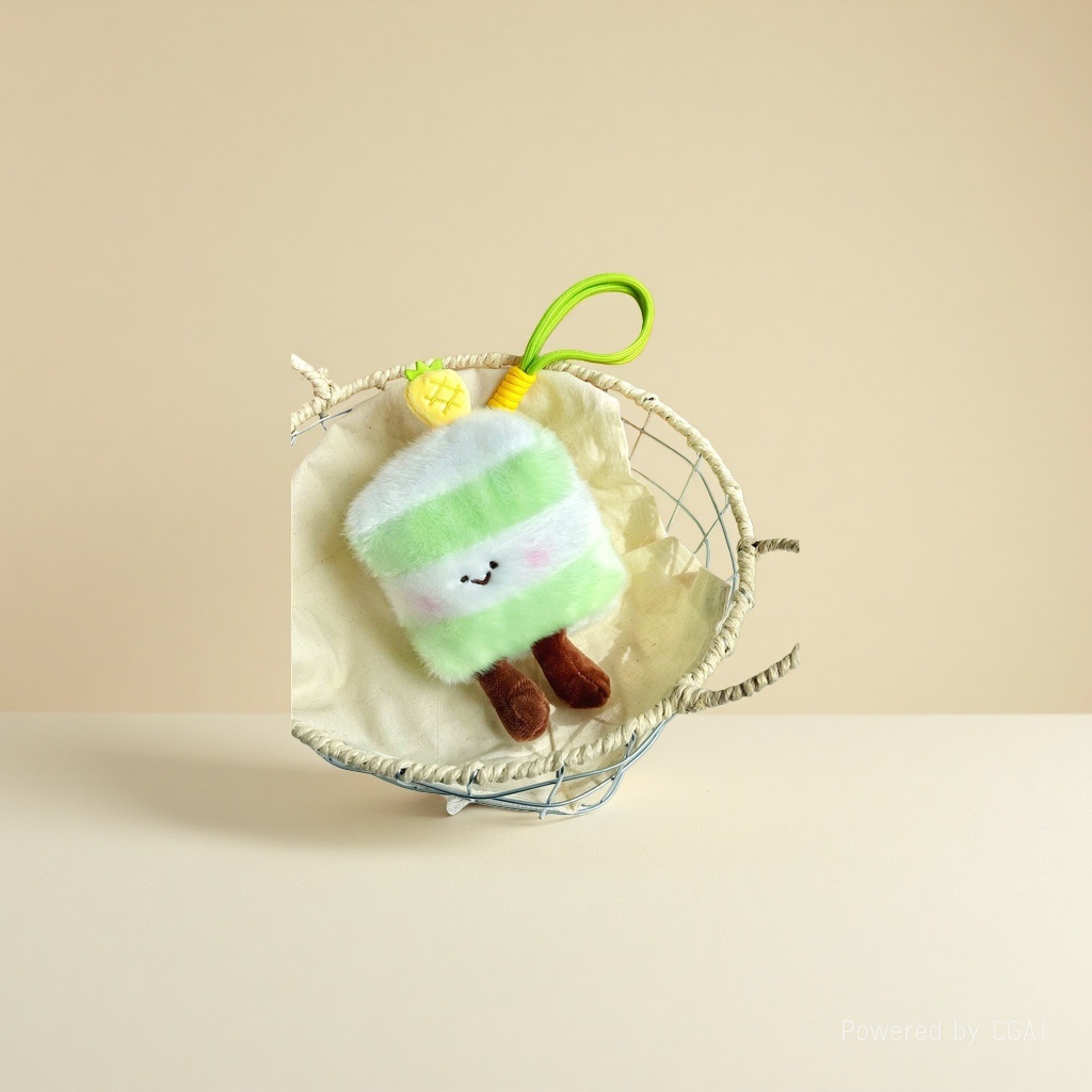 The new table companion dessert house pendant series features soft and glutinous small desserts, plush ornaments, and fragrant cake figurines