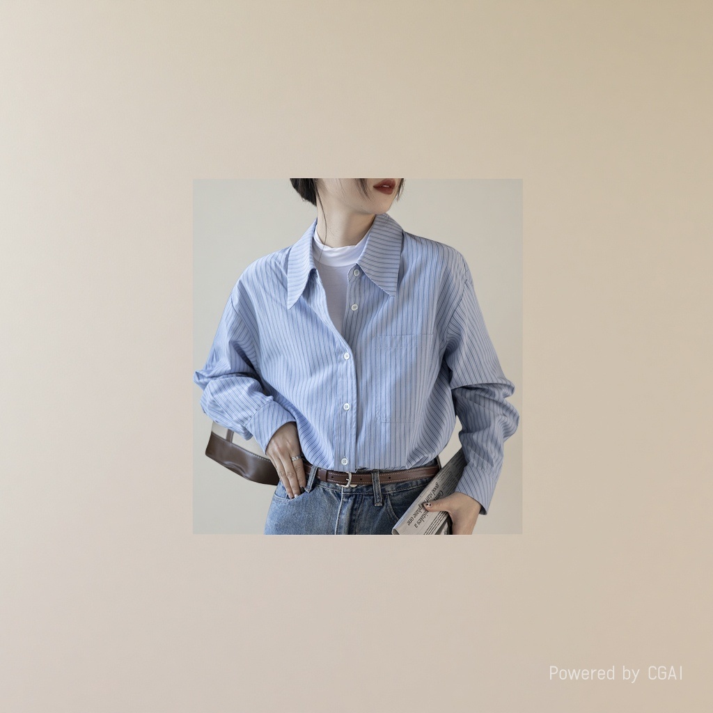 女装女式宽松时尚休闲/衬衣女长袖职业/老年夏天衣服/衬衫领内衬/苎麻套装细节图