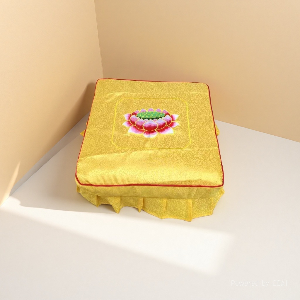 Yellow lotus honeycomb mesh sponge chair cushion, buttock cushion, chair cushion Application Scenario