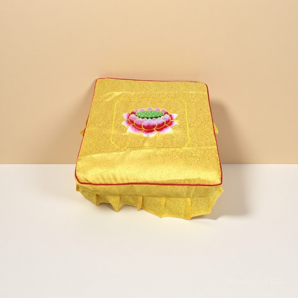 Yellow lotus honeycomb mesh sponge chair cushion, buttock cushion, chair cushion Specification image